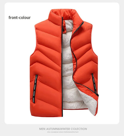 Gilet sans manches chaud en polaire