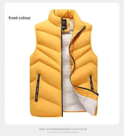 Gilet sans manches chaud en polaire