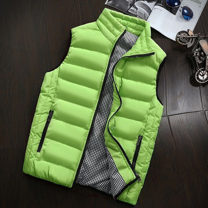 Gilet sans manches doublé et imperméable pour homme – style et fonctionnalité