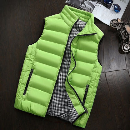 Gilet sans manches doublé et imperméable pour homme – style et fonctionnalité
