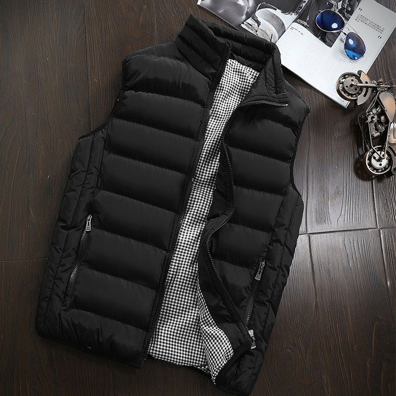 Gilet sans manches doublé et imperméable pour homme – style et fonctionnalité