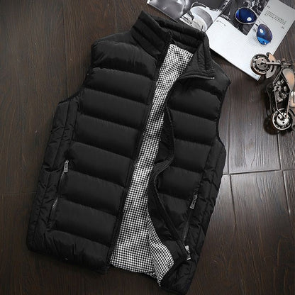Gilet sans manches doublé et imperméable pour homme – style et fonctionnalité