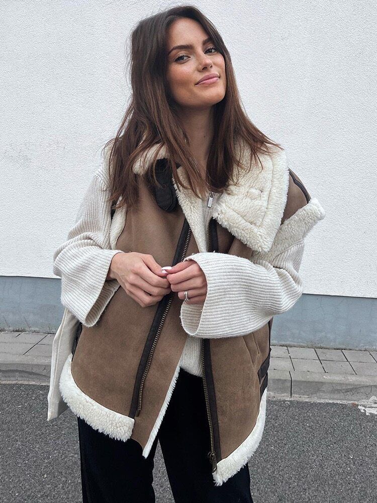 Gilet sans manches en cuir | élégant et confortable
