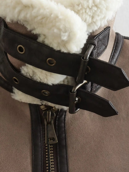 Gilet sans manches en cuir | élégant et confortable