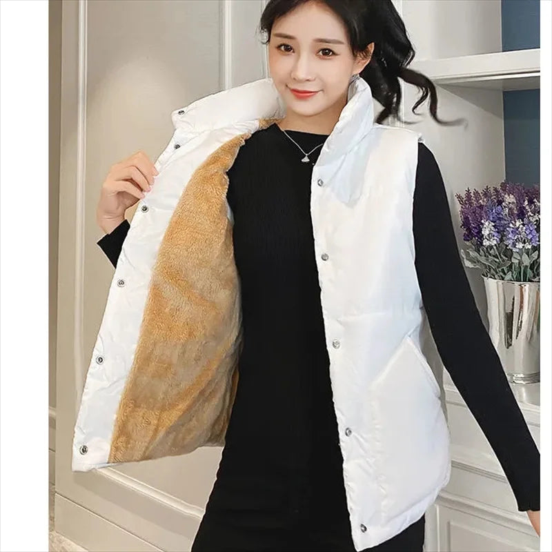 Gilet sans manches | long et chaud