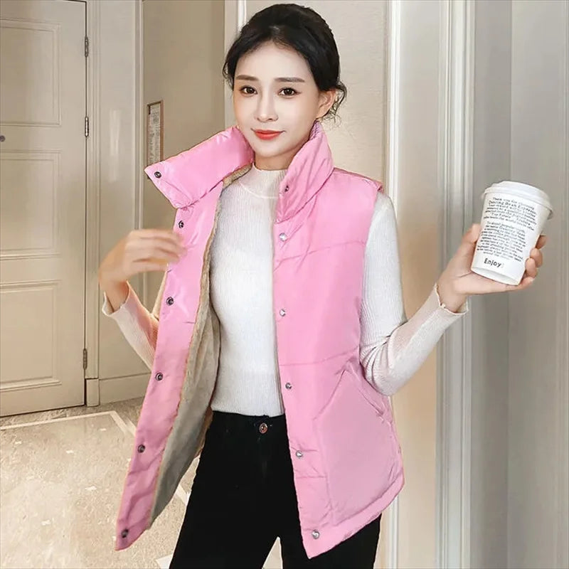 Gilet sans manches | long et chaud
