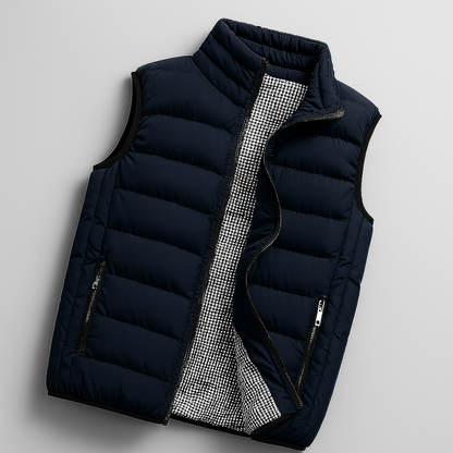 Gilet sans manches matelassé léger pour homme