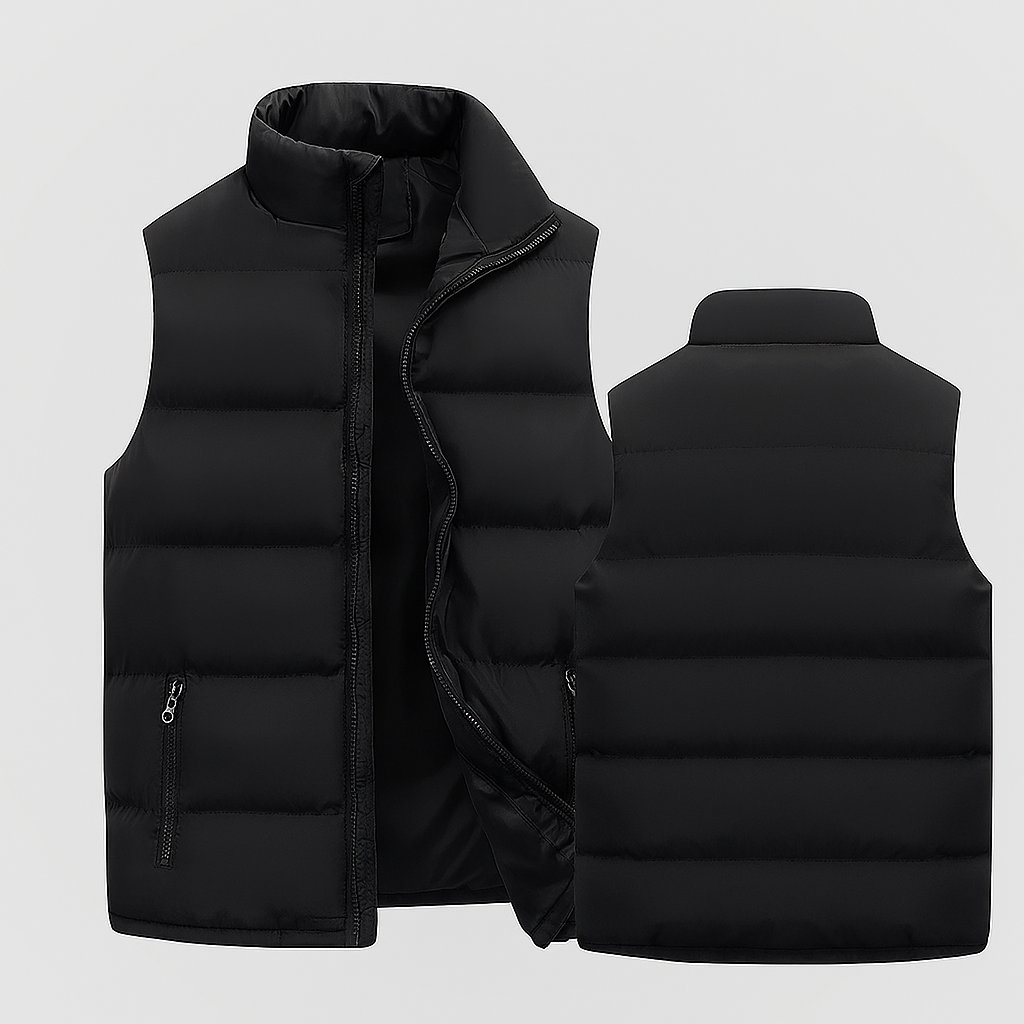 Gilet sans manches matelassé léger pour homme