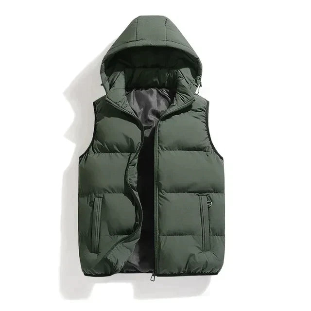 Gilet sans manches matelassé pour homme