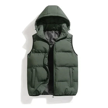 Gilet sans manches matelassé pour homme