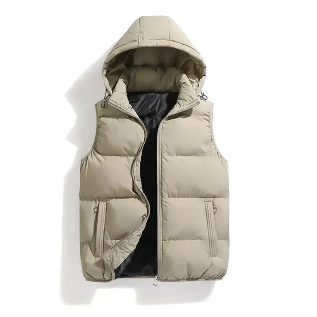 Gilet sans manches matelassé pour homme