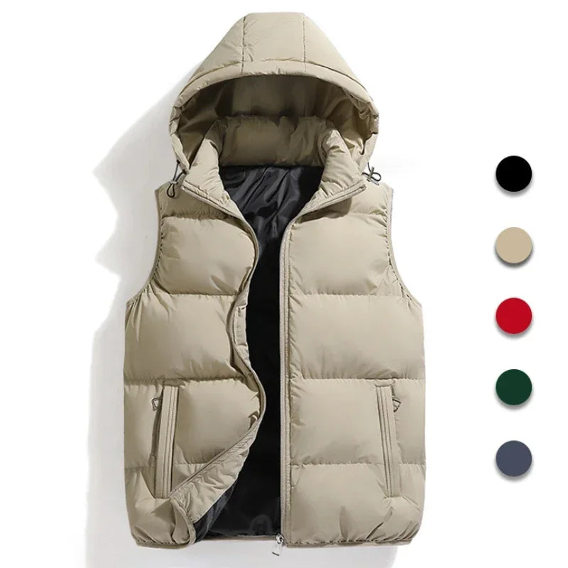 Gilet sans manches matelassé pour homme