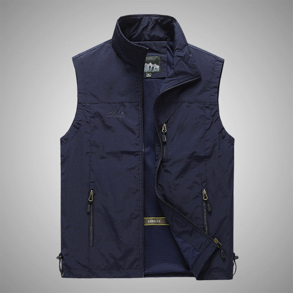 Gilet sans manches outdoor confortable pour homme
