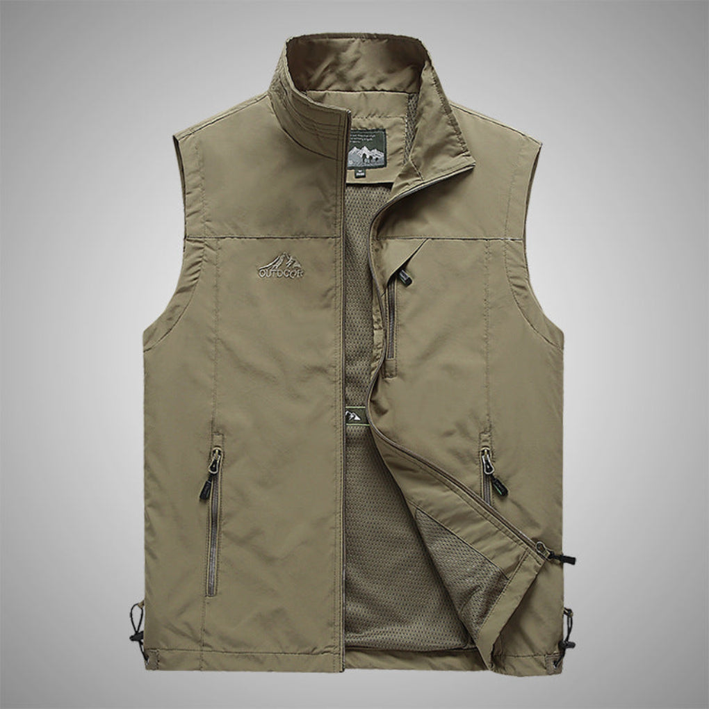 Gilet sans manches outdoor confortable pour homme