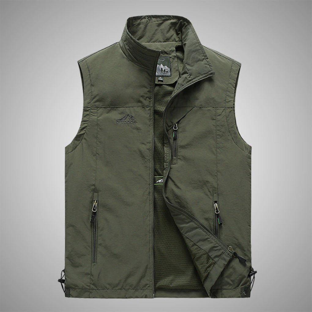 Gilet sans manches outdoor confortable pour homme