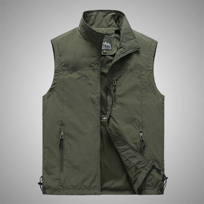 Gilet sans manches outdoor confortable pour homme