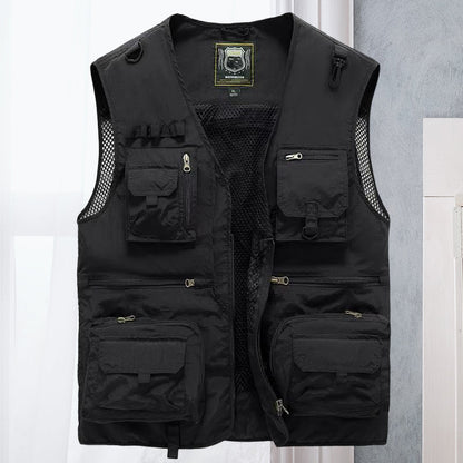 Gilet utilitaire multipoche pour homme