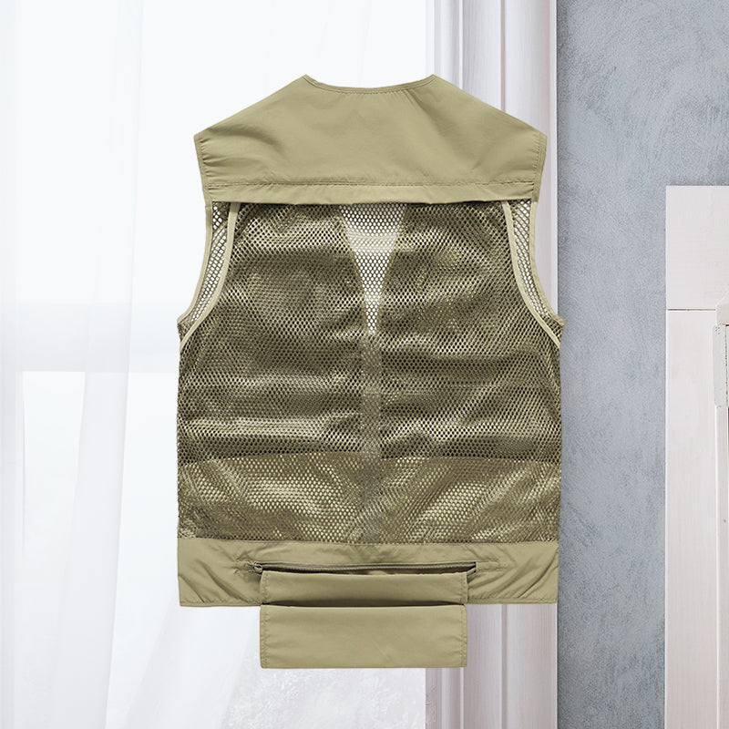 Gilet utilitaire multipoche pour homme