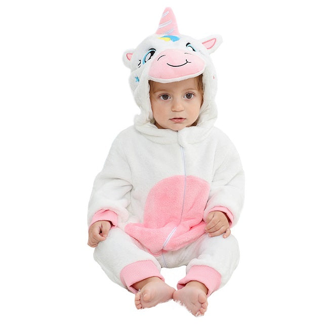 Grenouillère bébé à capuche confortable – douce chaleur hivernale