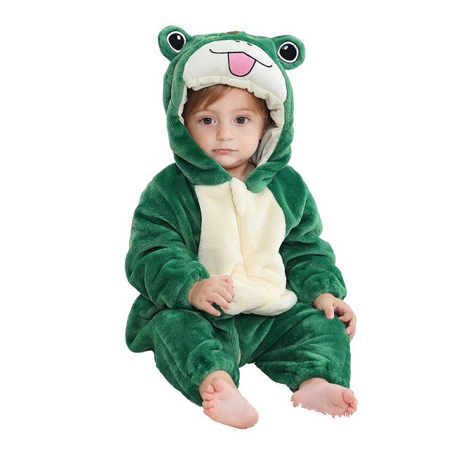 Grenouillère bébé à capuche confortable – douce chaleur hivernale