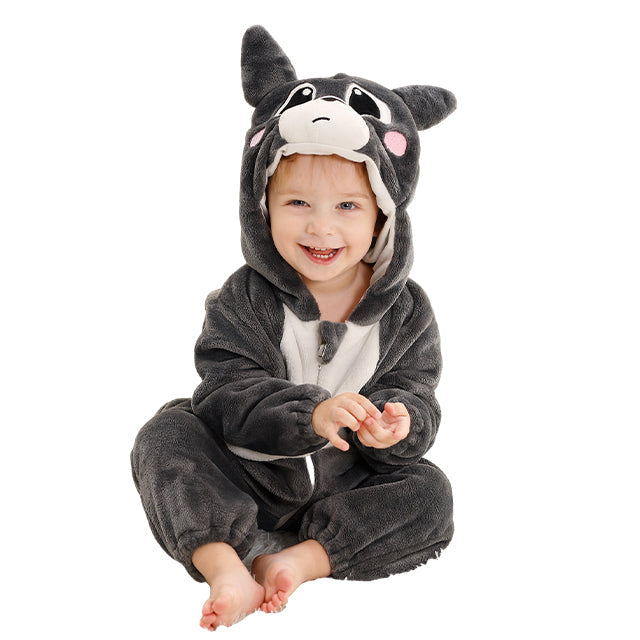 Grenouillère bébé à capuche confortable – douce chaleur hivernale