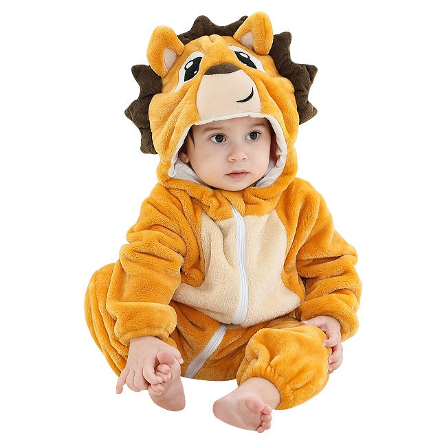 Grenouillère bébé à capuche confortable – douce chaleur hivernale