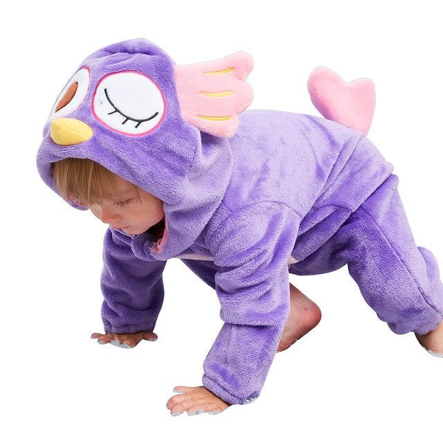 Grenouillère bébé à capuche confortable – douce chaleur hivernale