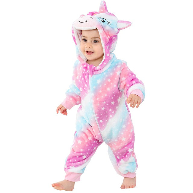 Grenouillère bébé à capuche confortable – douce chaleur hivernale