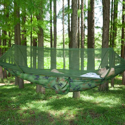 Hamac de camping pour l'extérieur avec moustiquaire intégrée