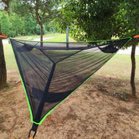 Hamac de camping triangulaire en filet pour la détente en plein air