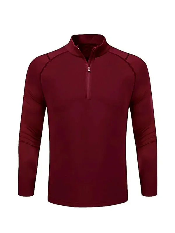 Haut de sport performant à demi-zip pour homme