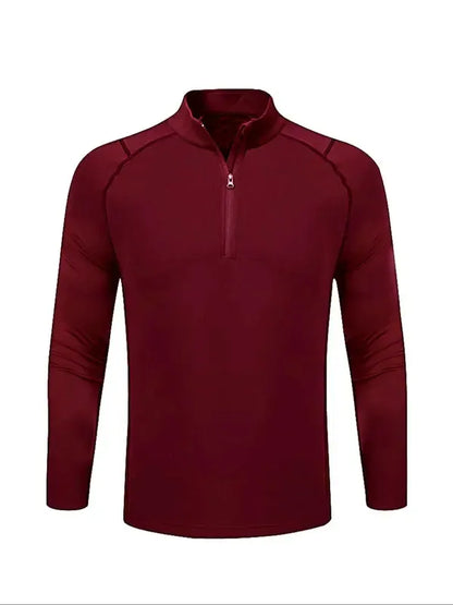 Haut de sport performant à demi-zip pour homme