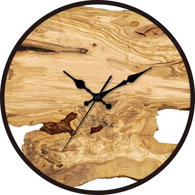 Horloge murale en acrylique transparent | design moderne - silencieuse - installation facile
