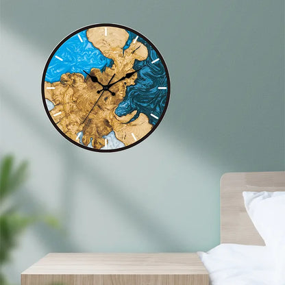Horloge murale en acrylique transparent | design moderne - silencieuse - installation facile