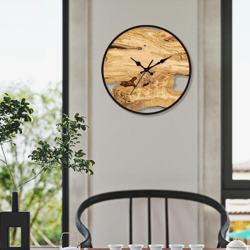 Horloge murale en acrylique transparent | design moderne - silencieuse - installation facile