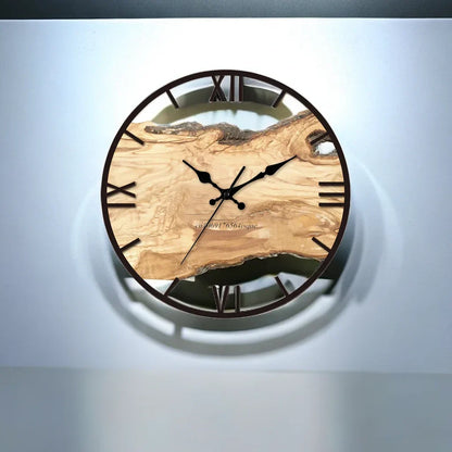 Horloge murale en acrylique transparent | design moderne - silencieuse - installation facile