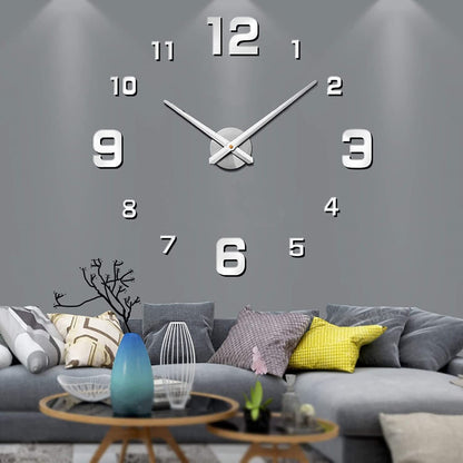 Horloge murale moderne grand format