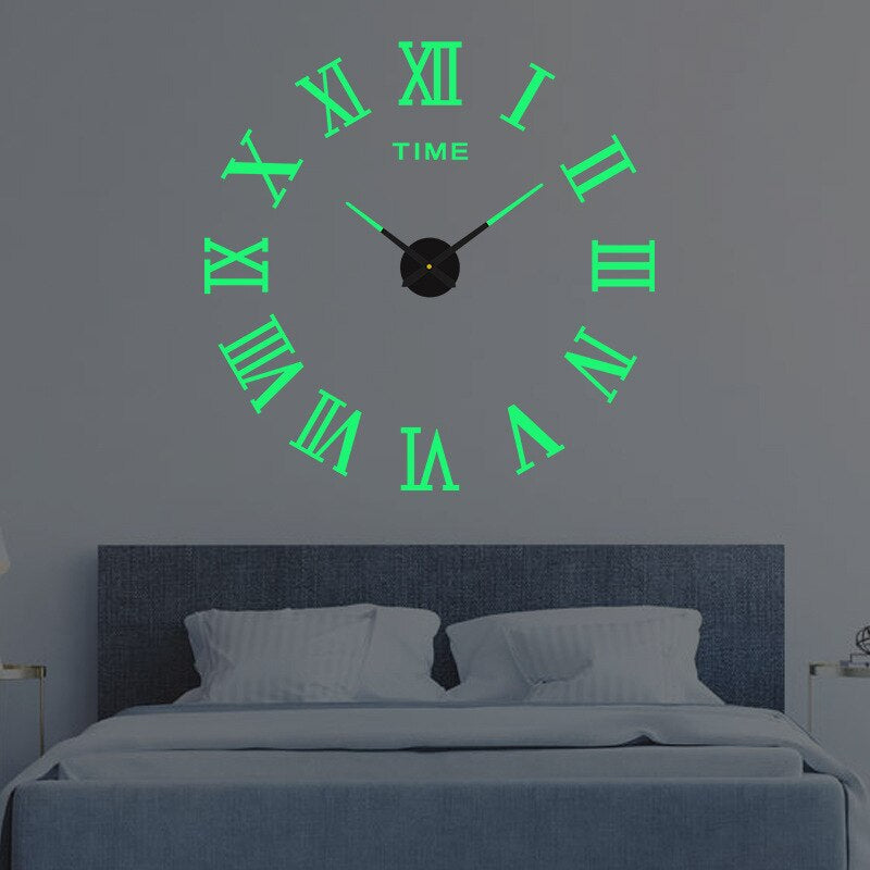 Horloge murale moderne grand format