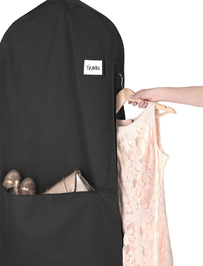 Housse à vêtements de voyage unisexe zippée et déperlante