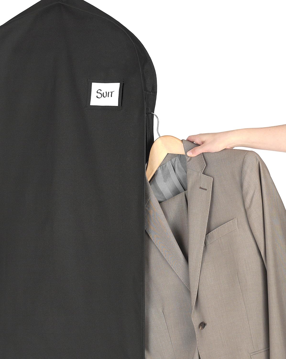 Housse à vêtements de voyage unisexe zippée et déperlante