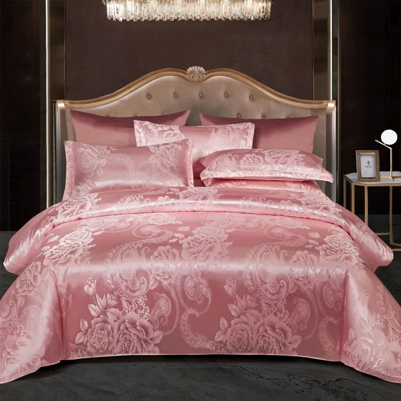 Housse de couette en tissu jacquard pour la chambre