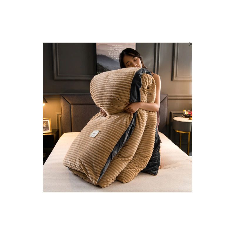 Housse de couette en velours | Une housse de couette bien chaude pour les jours froids