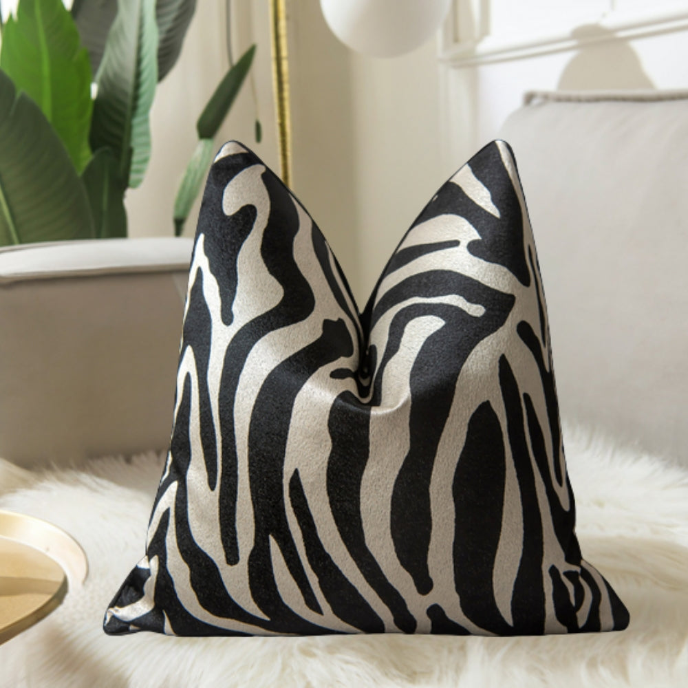 Housse de coussin de luxe dorée