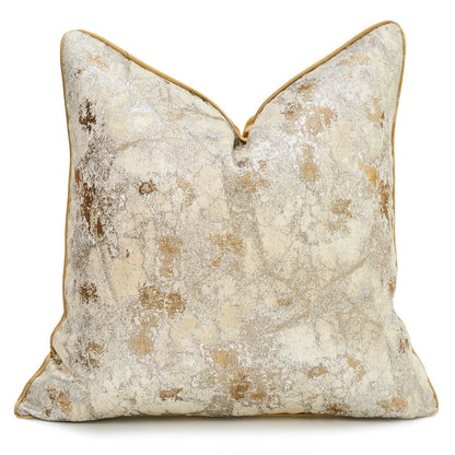 Housse de coussin de luxe dorée