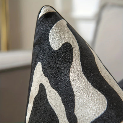Housse de coussin de luxe dorée
