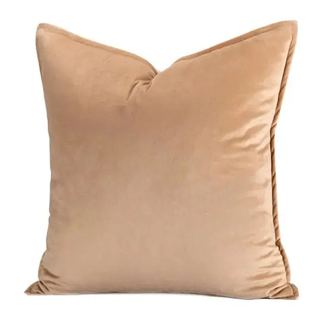 Housse de coussin en velours de luxe européen
