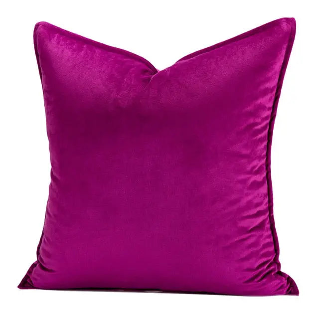 Housse de coussin en velours de luxe européen