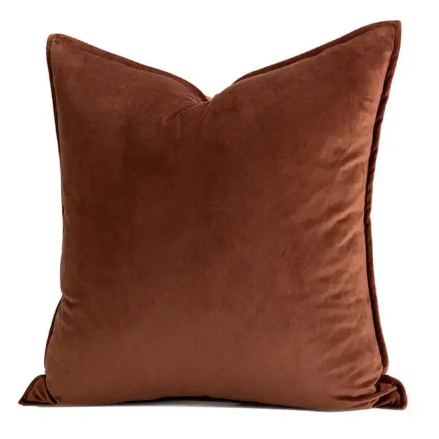 Housse de coussin en velours de luxe européen