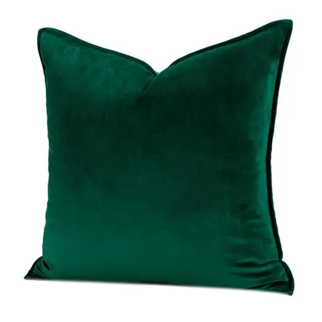 Housse de coussin en velours de luxe européen