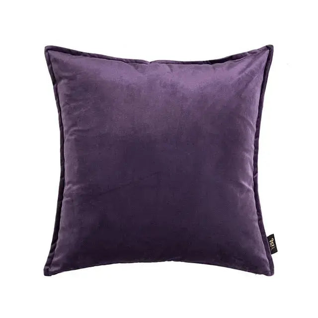 Housse de coussin en velours de luxe européen